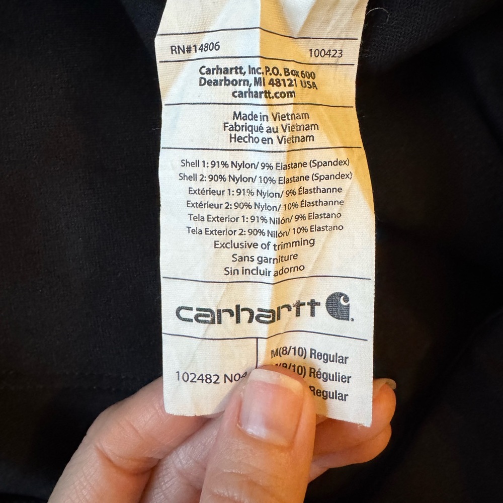 Carhartt Force Fitted Midweight Utility Leggings Size Medium - Picture 14 of 15